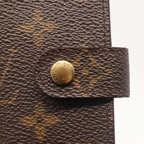 LOUIS VUITTON Monogram Agenda PM Day Planner Cover R20005 LV Auth 146032 - Picture 8 of 16